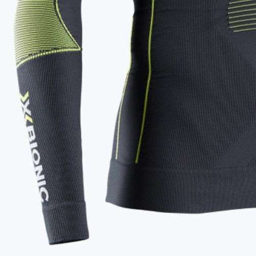 Férfi termoaktív pulóver X-Bionic Energy Accumulator 4.0 charcoal/yellow