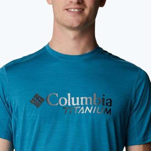 Columbia Titan Pass Graphic Tee 400 kék 1991471