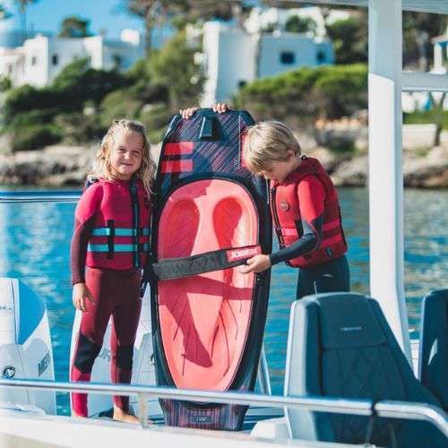 Gyermek JOBE Boston Fullsuit 3/2 mm-es fürdőnadrág piros 303521008-104