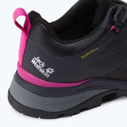 Női túrabakancsok Jack Wolfskin Force Striker Texapore fekete 4038891_6381_040