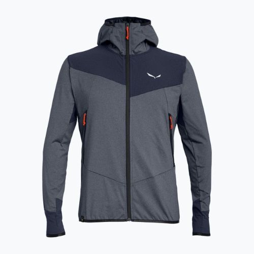 Férfi Salewa Agner Hybrid PL/DST FZ Hoody fleece pulóver sötétkék 00-0000027371