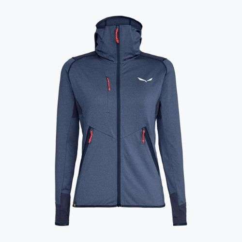 Salewa női fleece Agner Hybrid PL/DST FZ Hoody sötétkék 00-0000027372