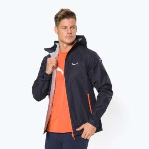Salewa férfi esőkabát Puez Aqua 3 PTX tengerészkék 00-0000024545