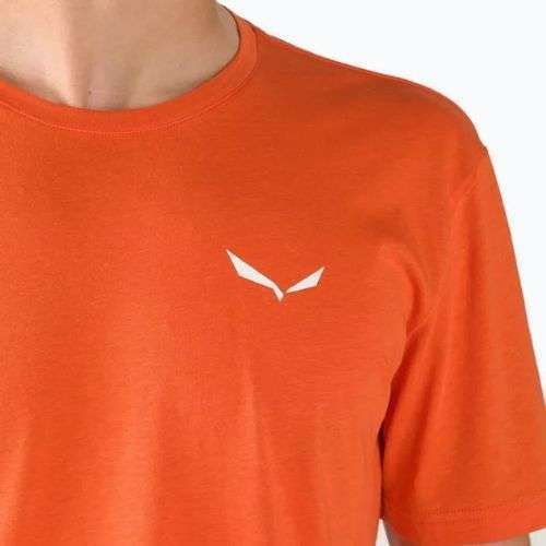Férfi Salewa Alpine Hemp Logo trekking póló narancssárga 00-0000028132