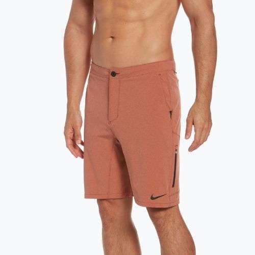 Férfi Nike Flow 9  hibrid rövidnadrág narancssárga NESSC515