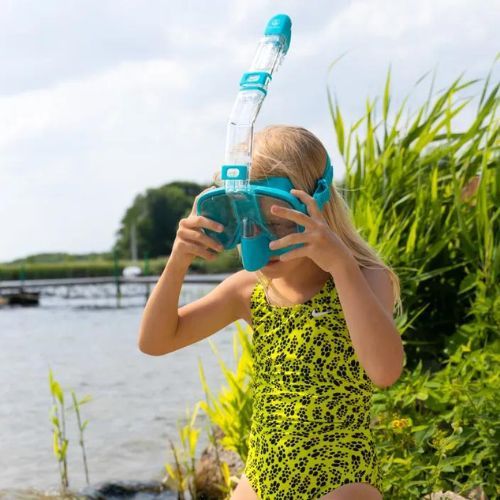 AQUASTIC kék snorkeling szett Maszk + Pipa SMFK-01SN