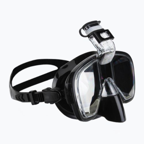 AQUASTIC fekete snorkeling szett Maszk + Pipa SMFK-01SC