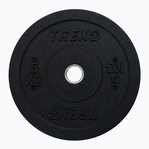 XTREXO fekete bumper olimpiai súlytárcsa 5 kg TRX-BMP005