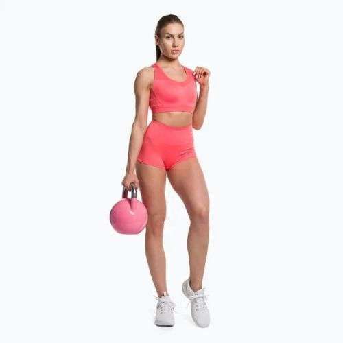 Gymshark nyitott hátú edző sport sport polka rózsaszín fitness melltartó