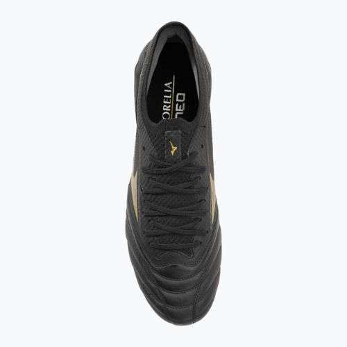 Mizuno Morelia Neo IV Beta Elite MD férfi futballcipő fekete/arany/fekete