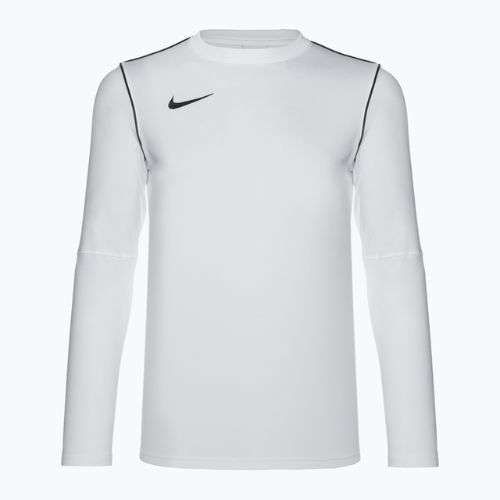 Férfi Nike Dri-FIT Park 20 Crew fehér/fekete/fekete hosszú ujjú labdarúgó cipő