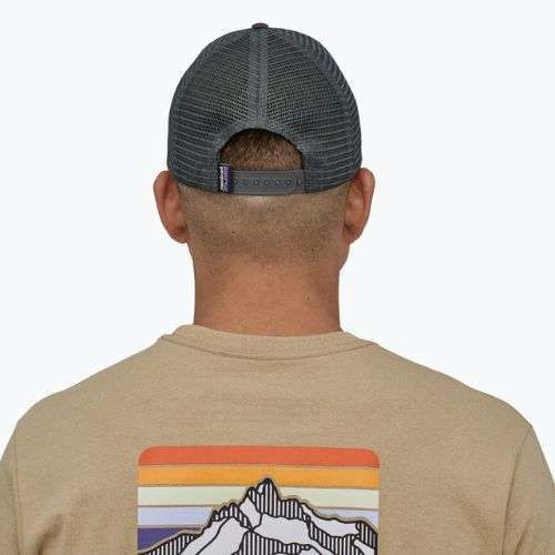 Baseball sapka Patagonia P-6 Logo LoPro Trucker forge grey