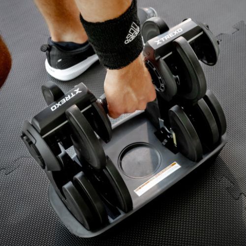 XTREXO állítható súlyzó TXO-B4W003 18 kg fekete