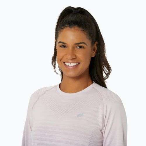 Női ASICS Seamless vízválasztó rózsaszín/poros lila hosszú ujjú futócipő