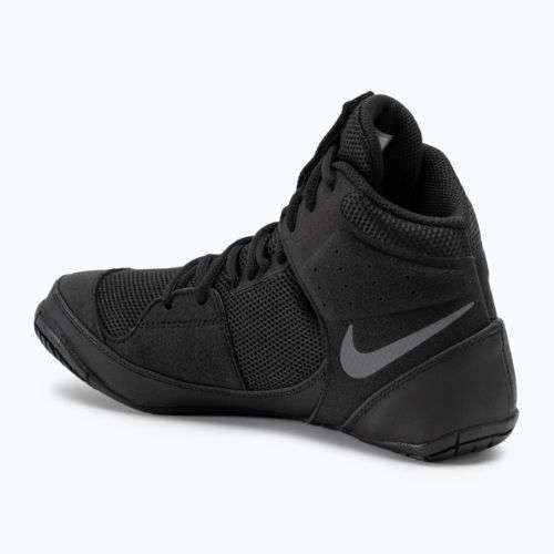 Nike Fury birkózócipő fekete/metál ezüst