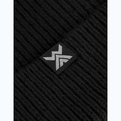 WOOLCANO Merino téli sapka HAT0440 fekete