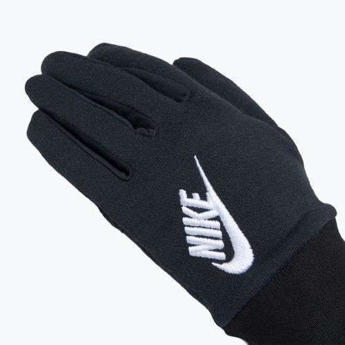 Női futókesztyű Nike Club Fleece black/white