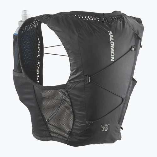Női Salomon Active Skin 4 fekete/metál futó mellény