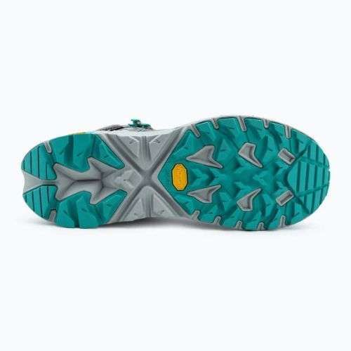 Férfi túrabakancs HOKA Trail Code GTX galaktikus szürke/elektromos aqua