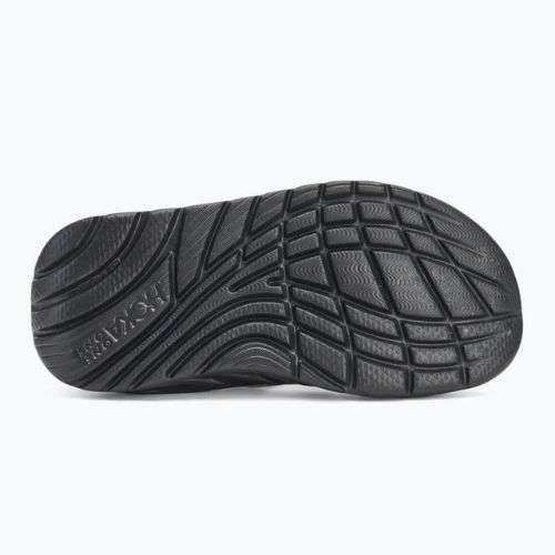 Női HOKA Ora Recovery Flip Flops fekete/sötét sirály szürke