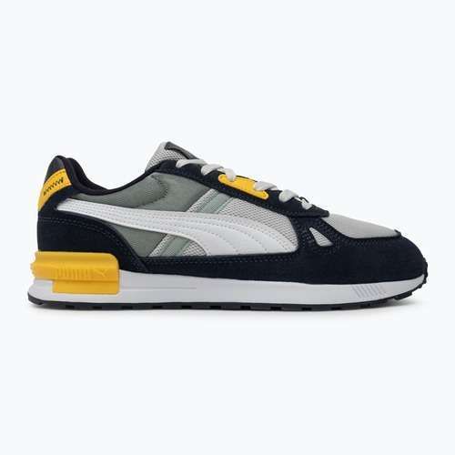 PUMA Graviton Pro férfi cipő tollszürke/puma fehér/új tengerészgyalogság/zöld hold