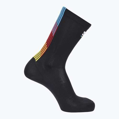 Salomon Pulse Race Flag Crew zokni fekete