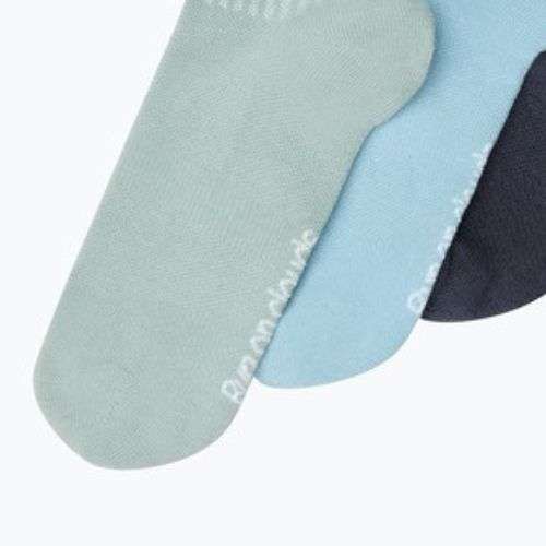 On Logo Sock Mid 3 pár mosás/tengerészkék