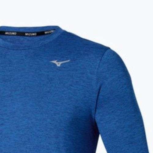 Férfi futó hosszú ujjú Mizuno Core Impulse Tee sodalit kék