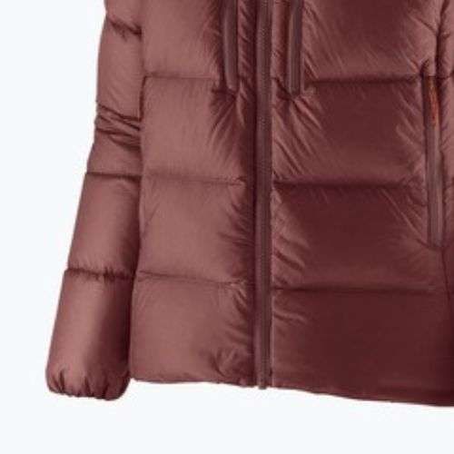 Patagonia női pehelypaplan Fitz Roy Down Hoody sötét rubin w / sizzle red