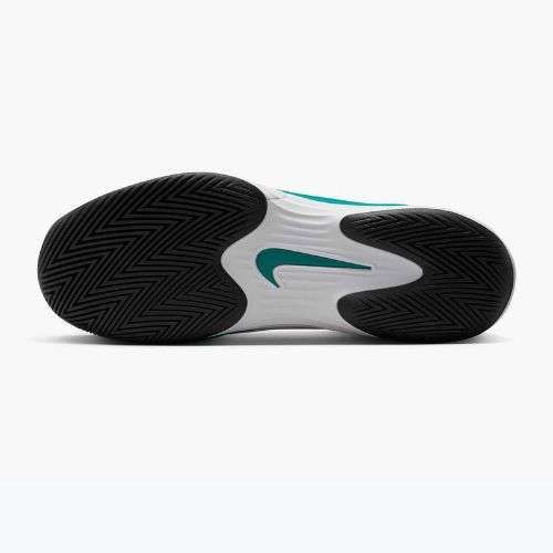 Férfi teniszcipő Nike Vapor 12 fehér / fekete / ragyogó smaragdzöld