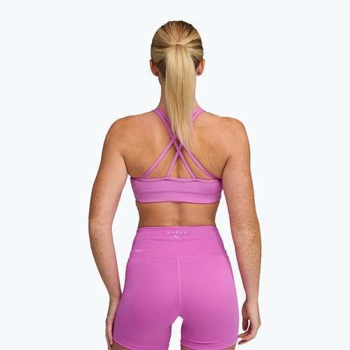 PUMA Hyrox Move Strappy edzőmelltartó rózsaszín