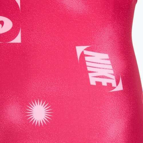 Gyerek egyrészes fürdőruha Nike Hydrastrong Fastback rush pink