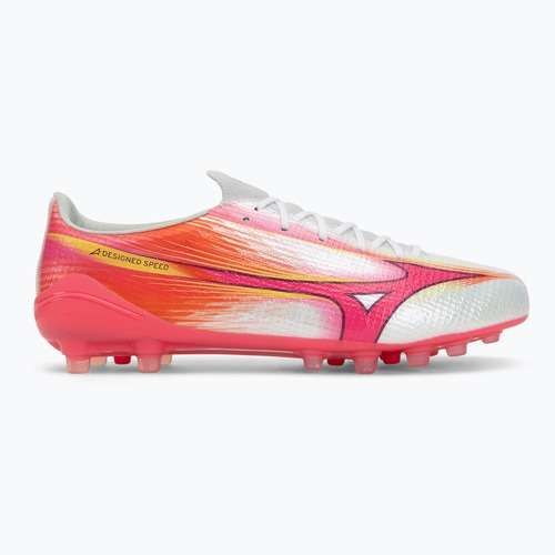 Focicipők Mizuno Alpha III Japan AG white/fuchsia purple