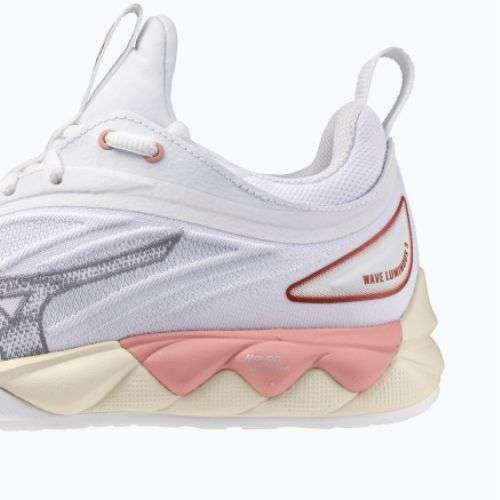Mizuno Wave Luminous 3 röplabdacipő white/rose elegance/lava falls