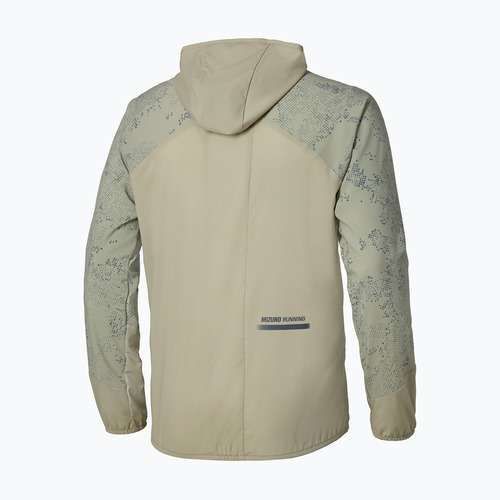 Férfi futódzseki Mizuno Active Alpha Hooded elm
