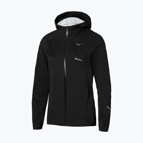 Női futódzseki Mizuno Trail Waterproof 20K Hooded black