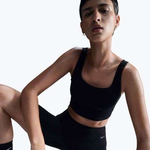 Sportmelltartó Nike Zenvy Medium-Support black/sail