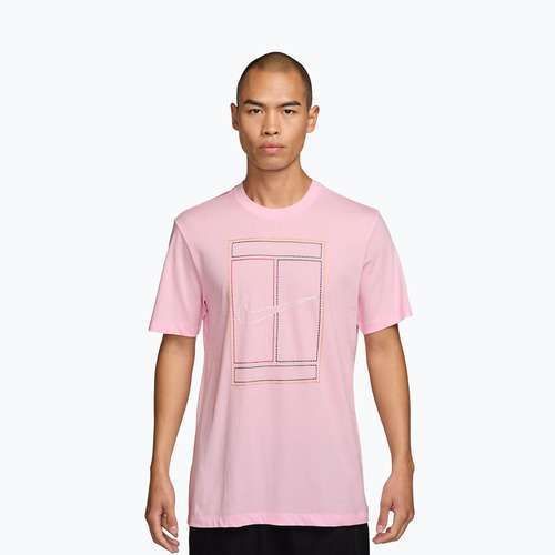 Férfi póló Nike Court Heritage pink foam