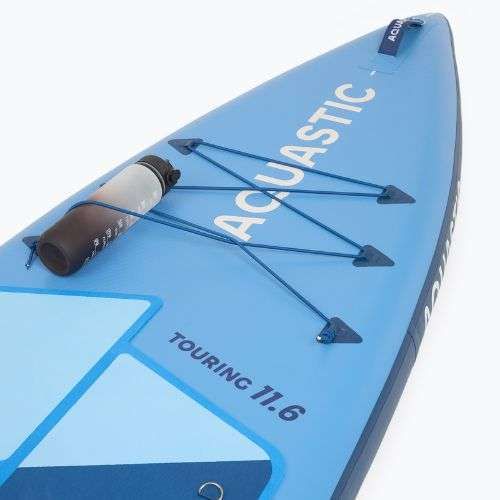 Szett deszka SUP felfújható AQUASTIC Touring 11'6" kék