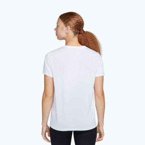 Női edzőpóló Nike Dri-Fit white/black