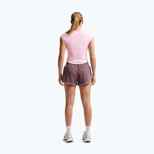 Női futópóló Nike Swoosh Run Dri-Fit pink foam/photon dust/white
