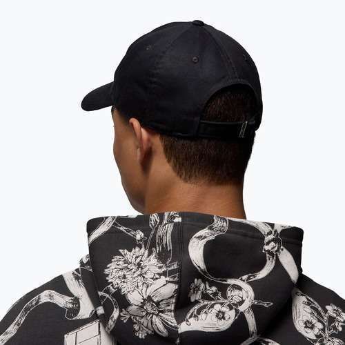 Jordan Club Unstructured baseballsapka Curved-Bill fekete/fekete