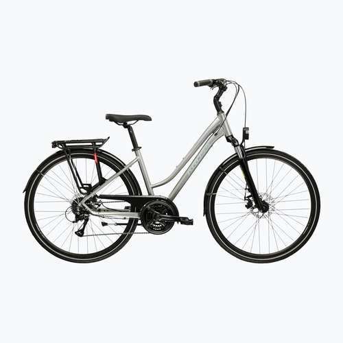 Női trekking kerékpár KROSS Trans 3.0 In silver/gray/gloss
