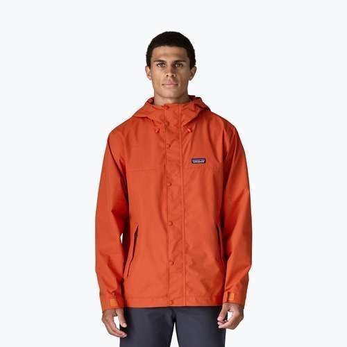 Férfi esőkabát Patagonia Outdoor Everyday Rain coal orange