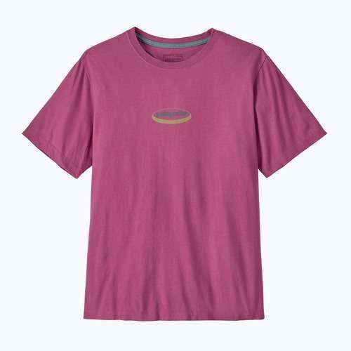 Férfi póló Patagonia '95 Oval Logo faded magenta