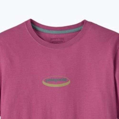 Férfi póló Patagonia '95 Oval Logo faded magenta