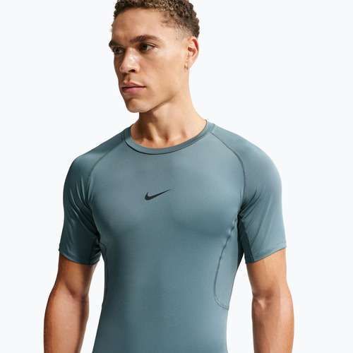 Férfi edzőpóló Nike Pro Dri-Fit Tight Fitness mineral slate/black