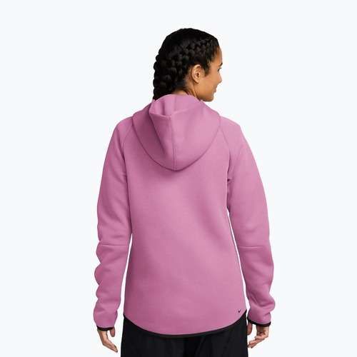 Női pulóver  Nike Sportswear Tech Fleece Windrunner light magenta/black