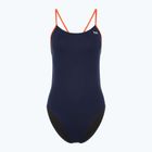 Női egyrészes fürdőruha TYR Hexa Cutoutfit navy/narancssárga