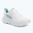 Női futócipő HOKA Clifton 10 fehér/cielo kék